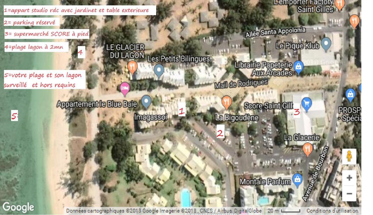 A Pied Dans L Eau Ecolo 97434 Apartment L'Ermitage-Les-Bains Ngoại thất bức ảnh